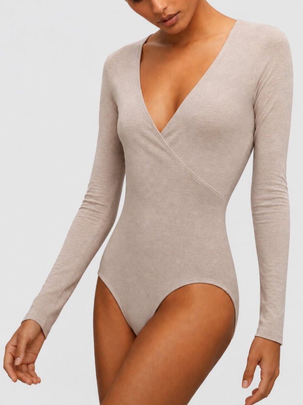 Aritzia Wilfred Free Hari Wrap Bodysuit